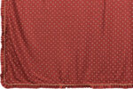 Maroon Polka Dot Saree with Gold Border